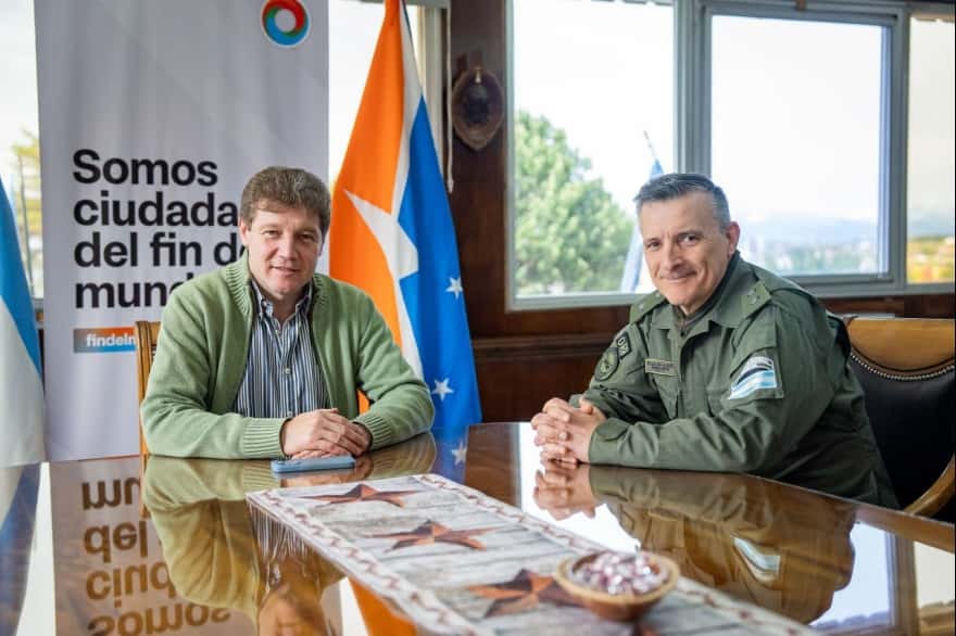 Melella recibió al nuevo jefe de Gendarmería Nacional en Tierra del Fuego