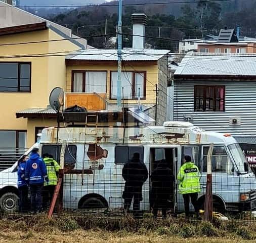 Hallaron a un hombre muerto dentro de su motorhome en Ushuaia