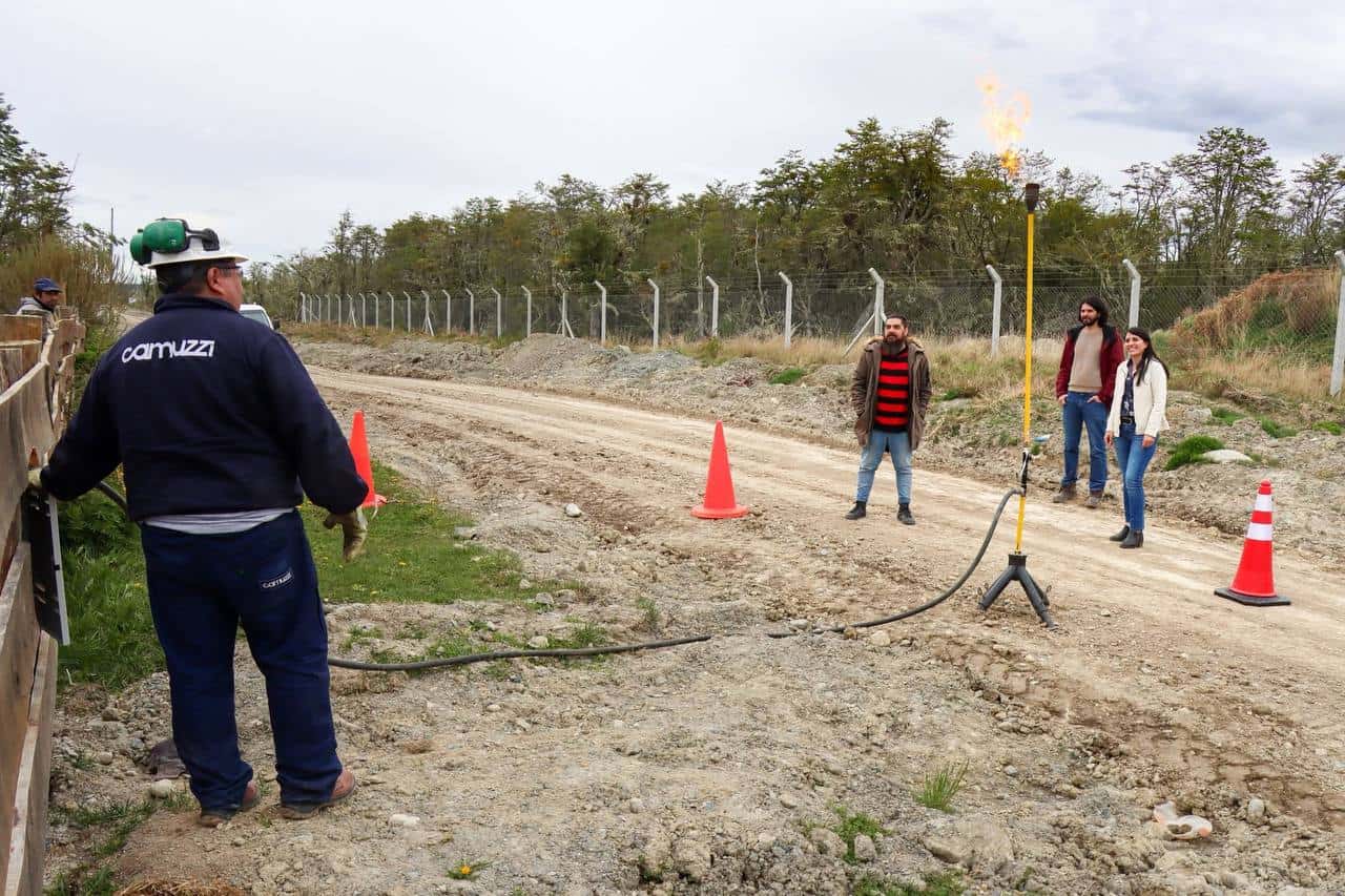 El Municipio de Tolhuin finalizó la ampliación de redes de gas en Altos del Shion