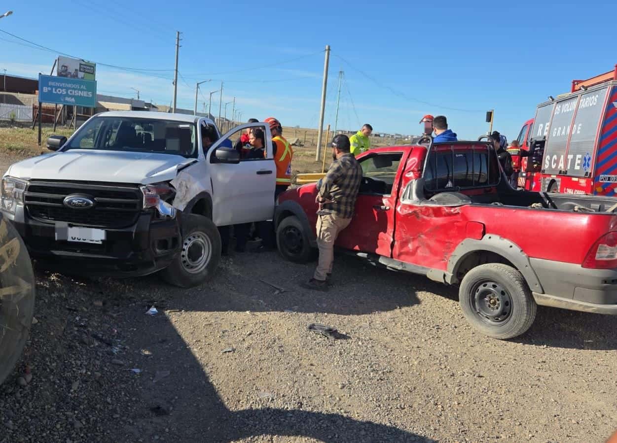 Choque en la ruta de Circunvalación dejó a un conductor hospitalizado de manera preventiva
