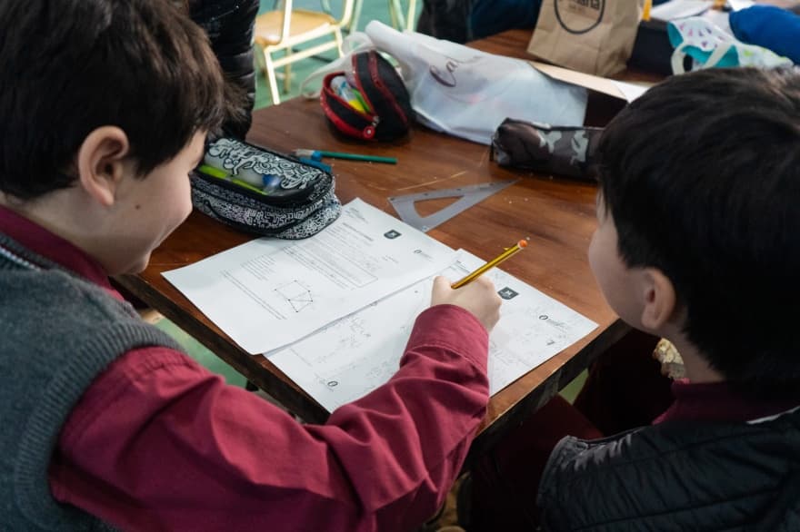 Concluyó la segunda etapa de las 'Olimpíadas de Matemáticas Newsan' en Ushuaia y Río Grande