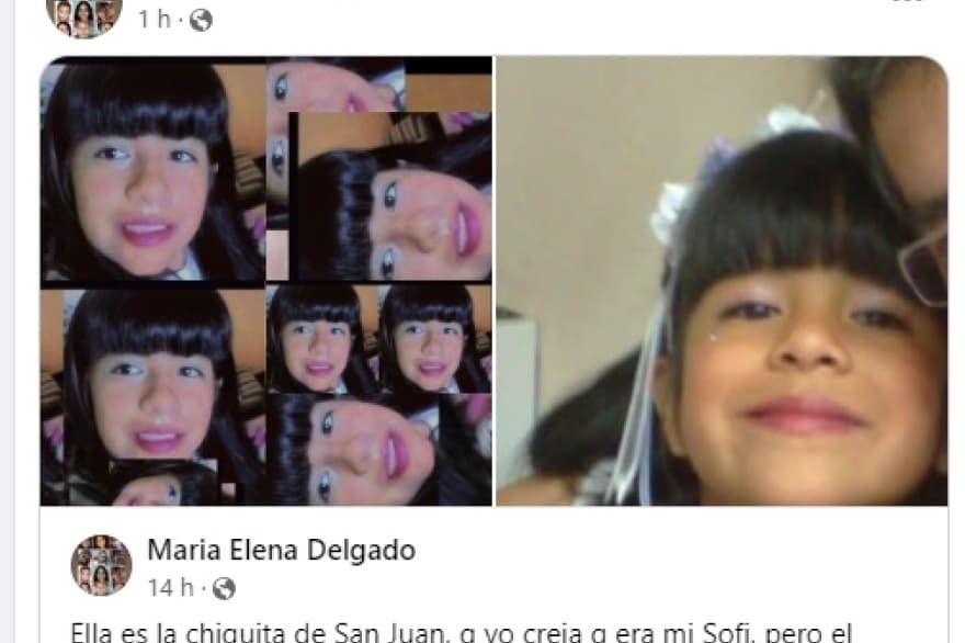 Descartan a joven sanjuanina: "Creía que era mi Sofi, pero el resultado del ADN dio negativo"