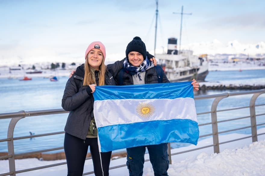 Tierra del Fuego conmemoró el 'Día de la Bandera' en simultáneo con las bases antárticas