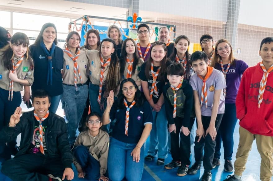 Vecinos de Río Grande se sumaron al evento “Scouts a Puertas Abiertas” en Margen Sur