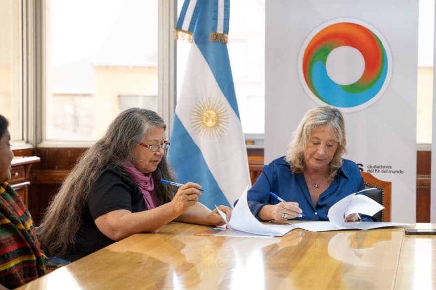 Tierra del Fuego firmó un acuerdo de Cooperación con el Consejo Nacional de la Mujer Indígena