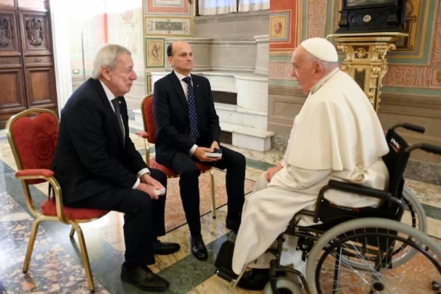 El papa Francisco celebró los 40 años del tratado de paz con Chile, sin el canciller de Argentina