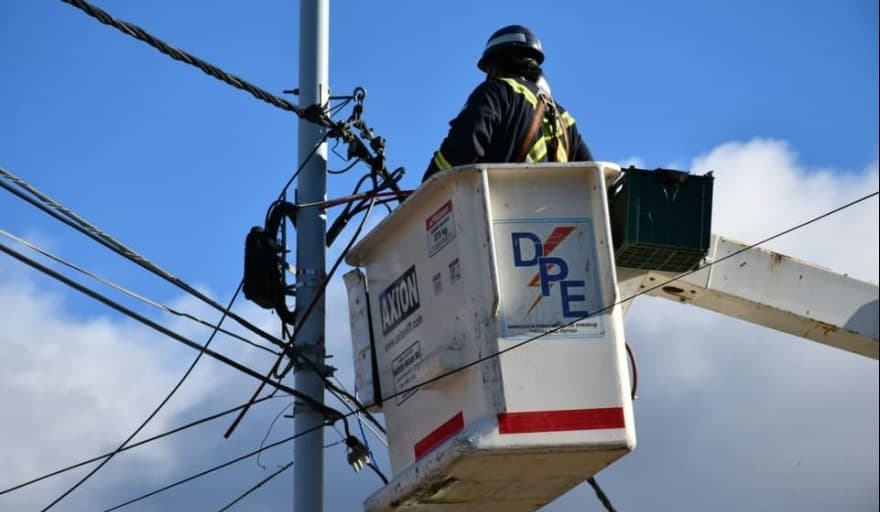 La DPE trabaja para normalizar el servicio de energía eléctrica en la ciudad de Ushuaia