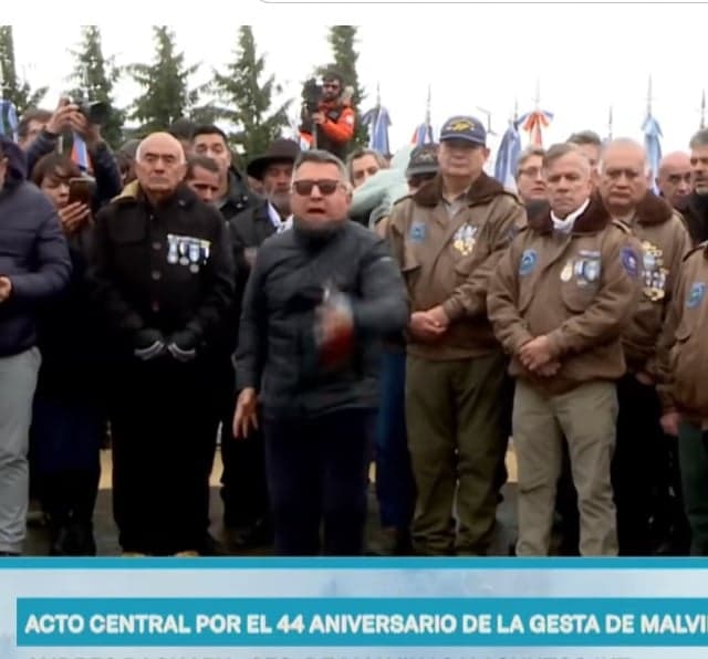 La polémica por el radar Leolabs se hizo presente en el discurso en medio del acto central por Malvinas