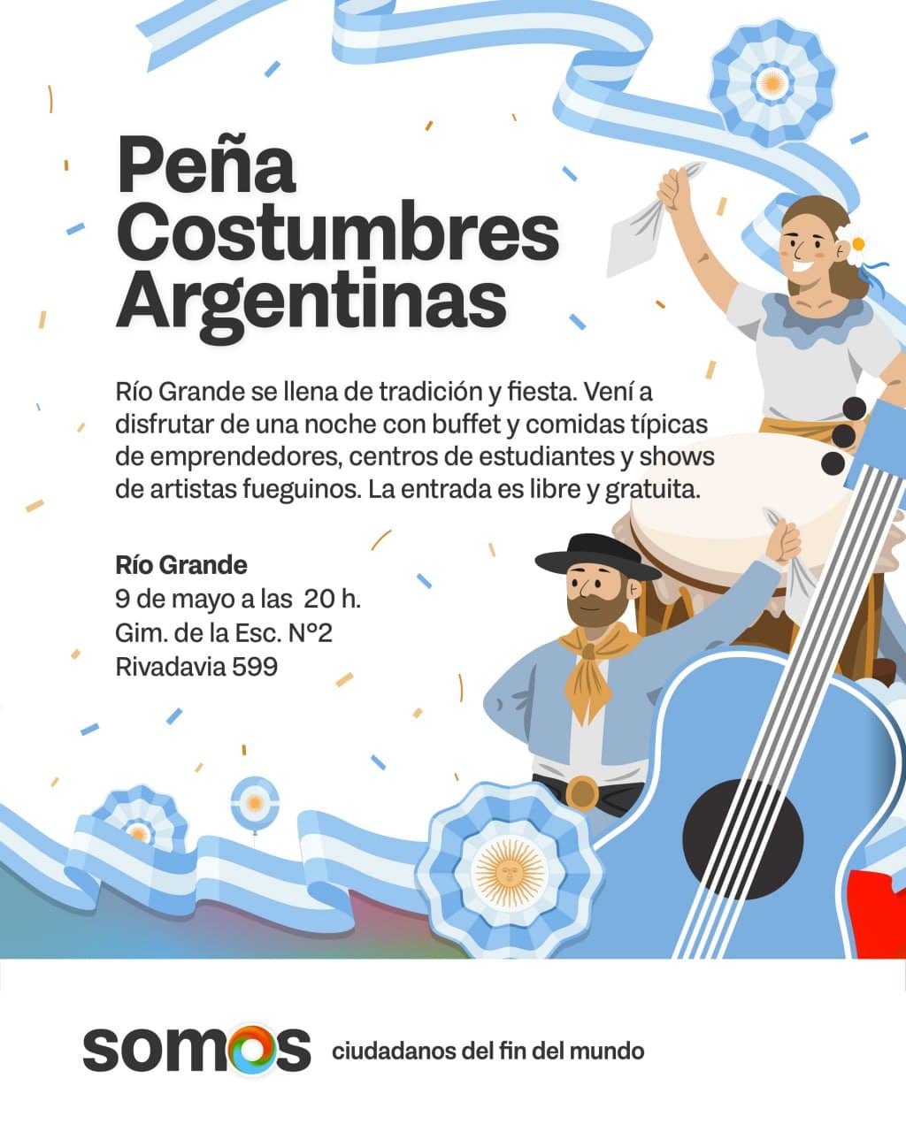 Una noche con la Peña “Costumbres Argentinas”