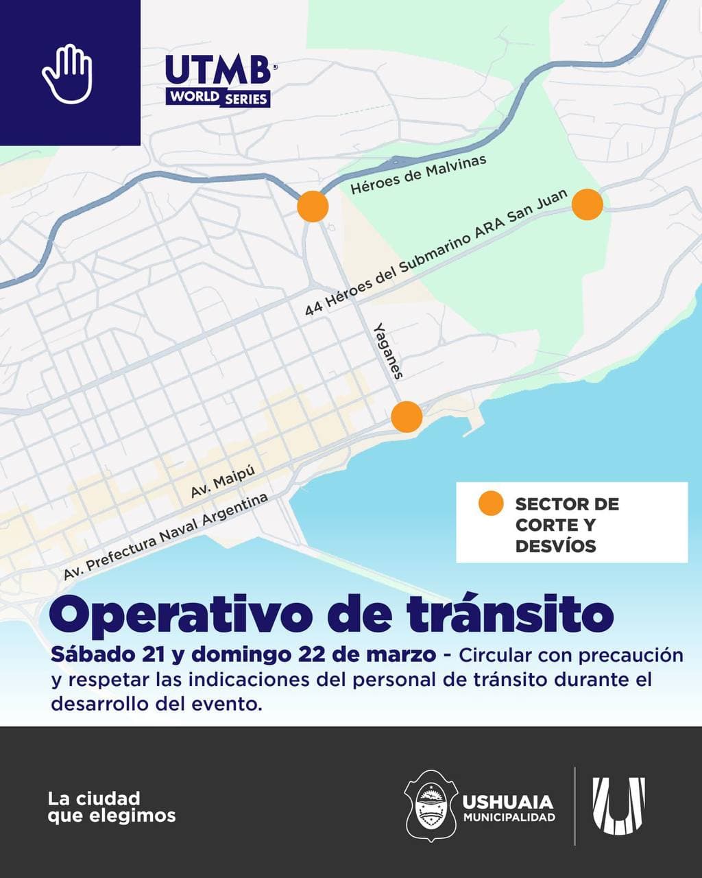 Habrá cortes y desvíos de tránsito por la competencia internacional UTMB