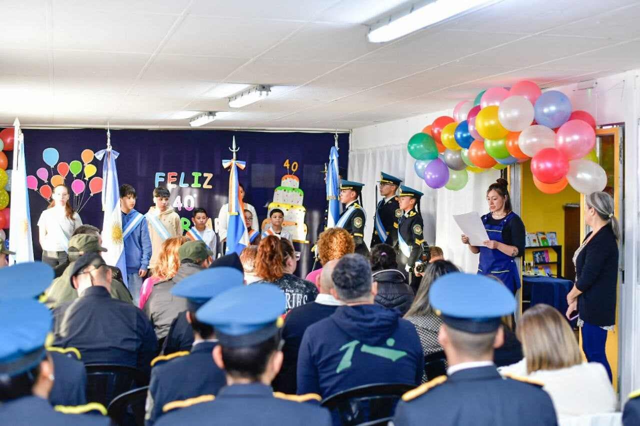 La Escuela  Provincial N°17 de San Sebastián celebró su 40° aniversario