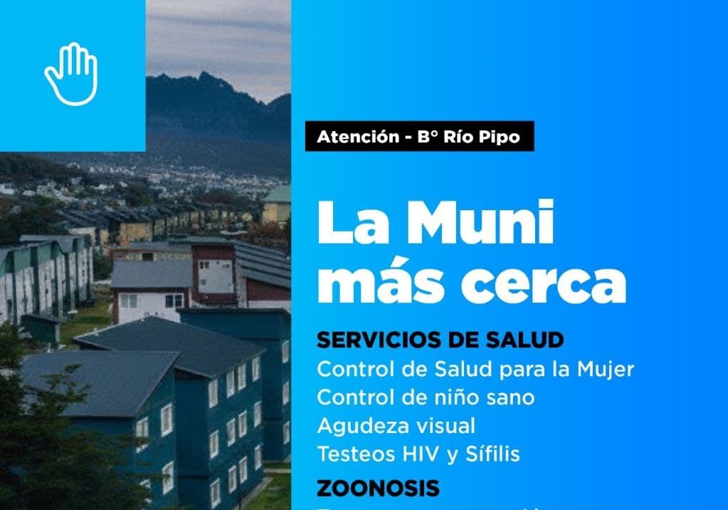 Este sábado “La Muni más Cerca” estará en los Barrios Pipo, Kaupén y KyD