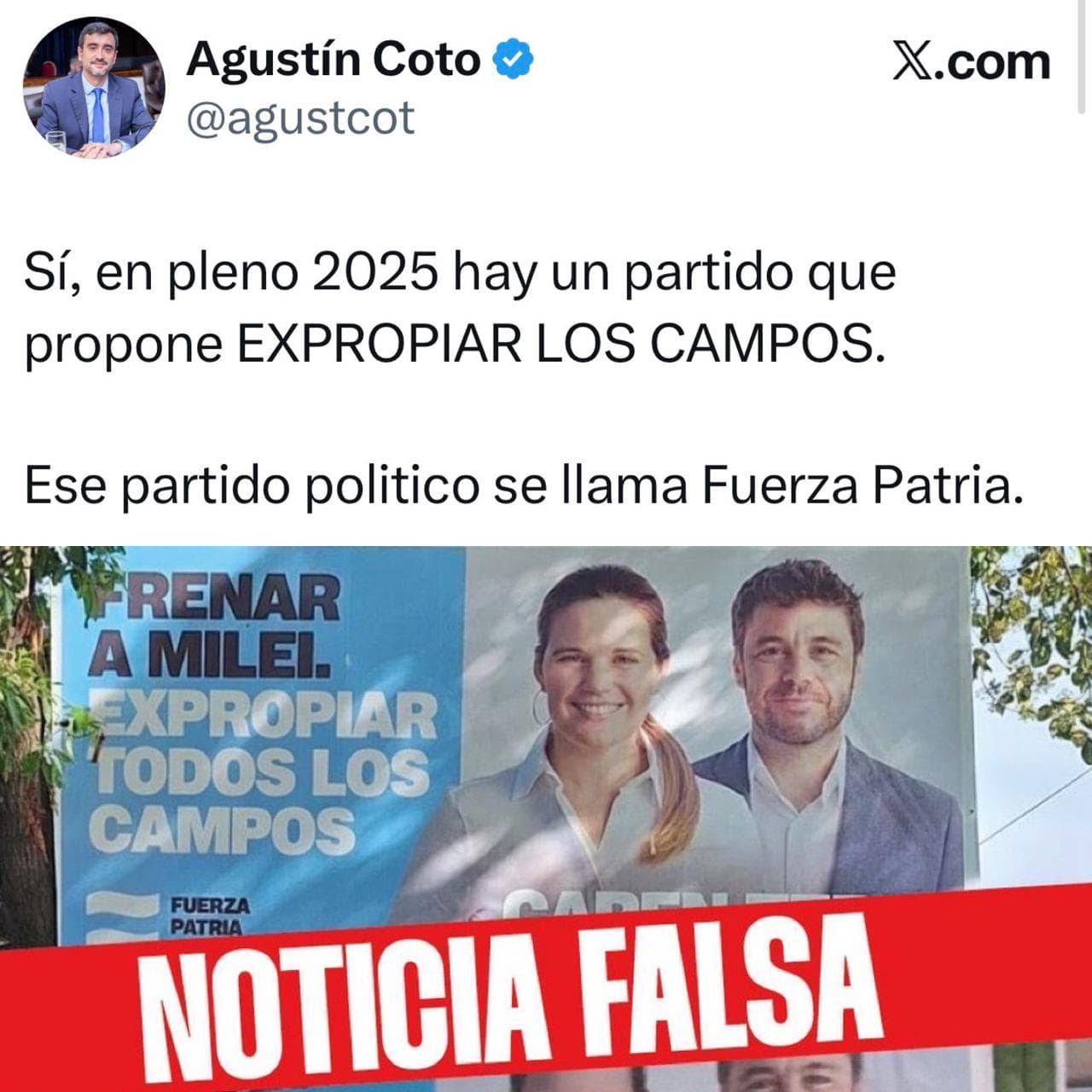 Fuerte repudio contra el legislador Coto por difundir noticias falsas en las redes*