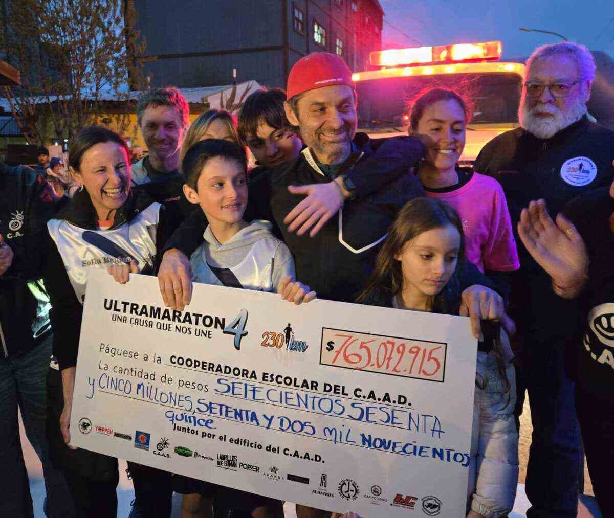 Sciurano completó 230K y se recaudaron más de 765 millones de pesos para el edificio propio del CAAD