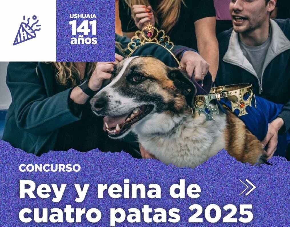 La Municipalidad de Ushuaia abrió la inscripción para el concurso Rey y Reina de Cuatro Patas 2025