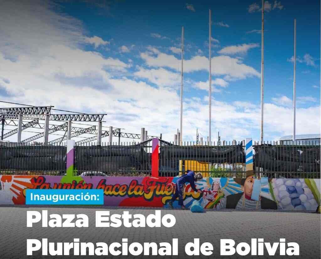La Municipalidad de Ushuaia invita a la comunidad a la inauguración de la Plaza Estado Plurinacional de Bolivia