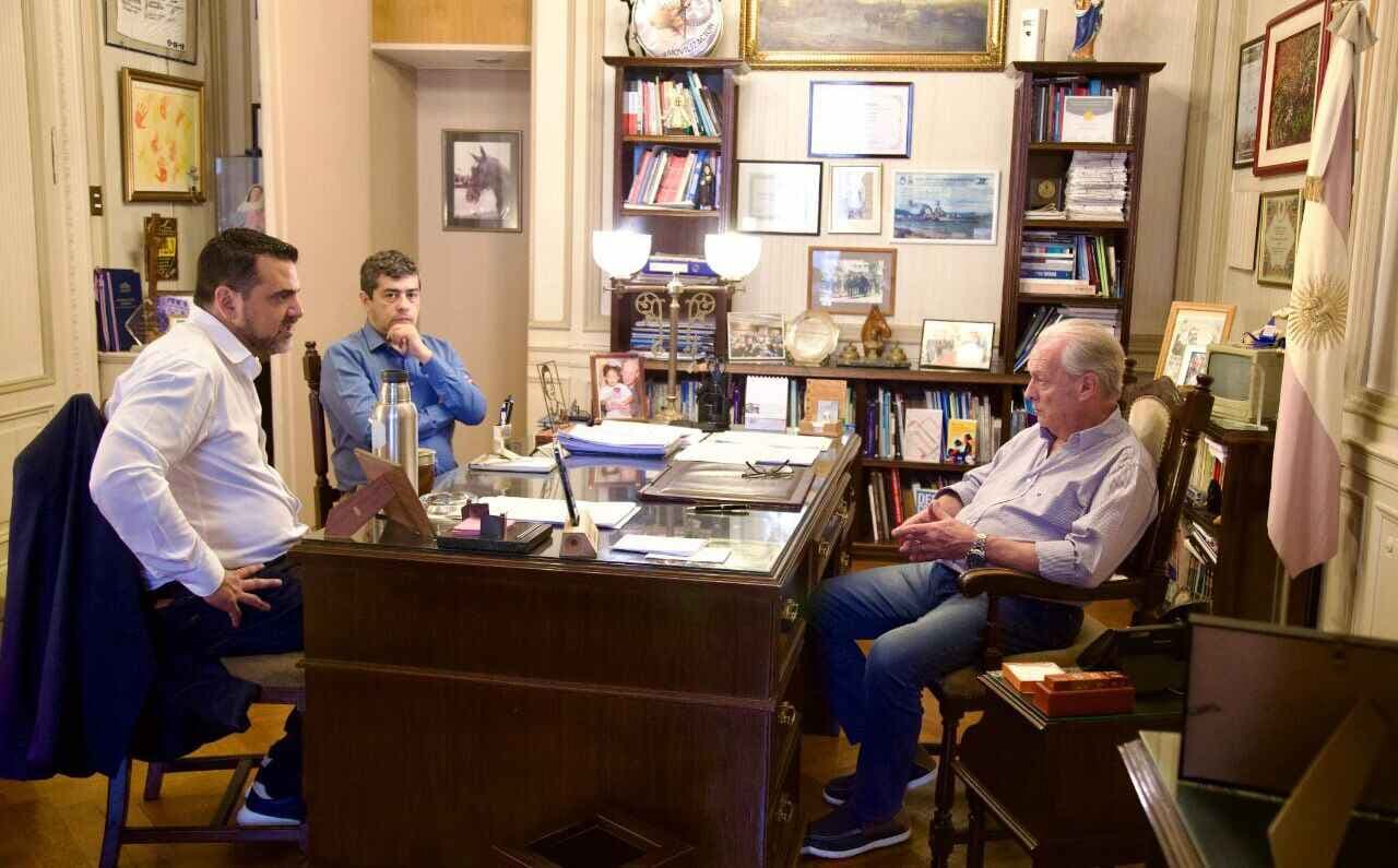 Vuoto se reunió en CABA con el Secretario de UPCN, Andrés Rodríguez