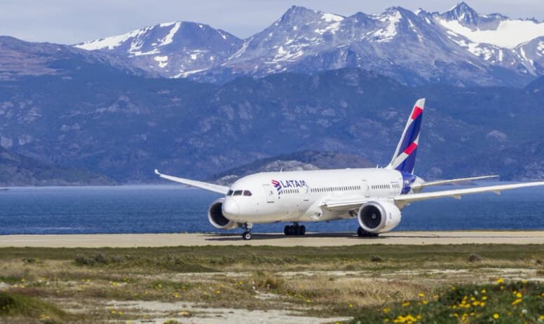 LATAM Airlines Brasil se prepara para el invierno con nueva ruta a Ushuaia