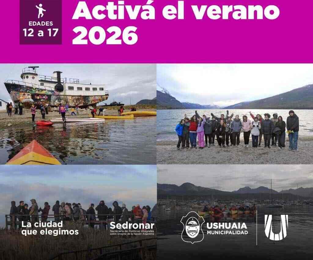 La Municipalidad de Ushuaia lanzó “Activá el Verano 2026” para adolescentes