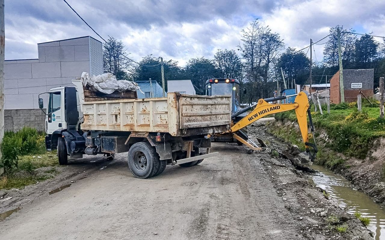 La Municipalidad de Ushuaia desarrolló tareas de mantenimiento y mejora en distintos sectores de la ciudad