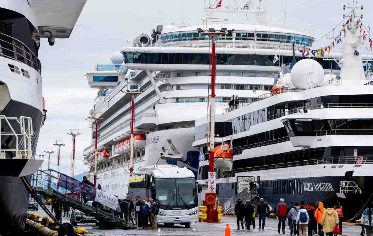 Tierra del Fuego vive una temporada de cruceros récord con más de 100 mil visitantes y 256 recaladas