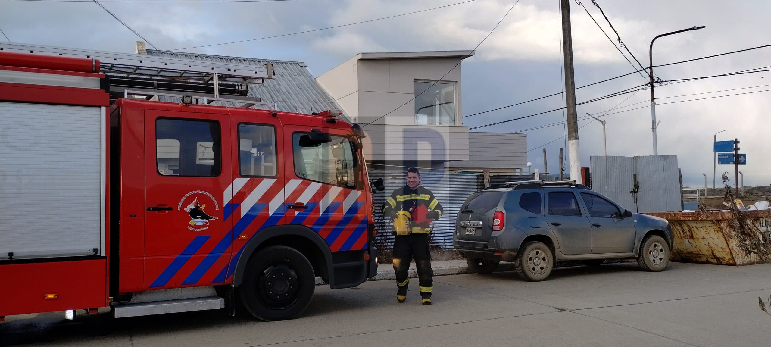 Un hombre sufrió quemaduras en un principio de incendio