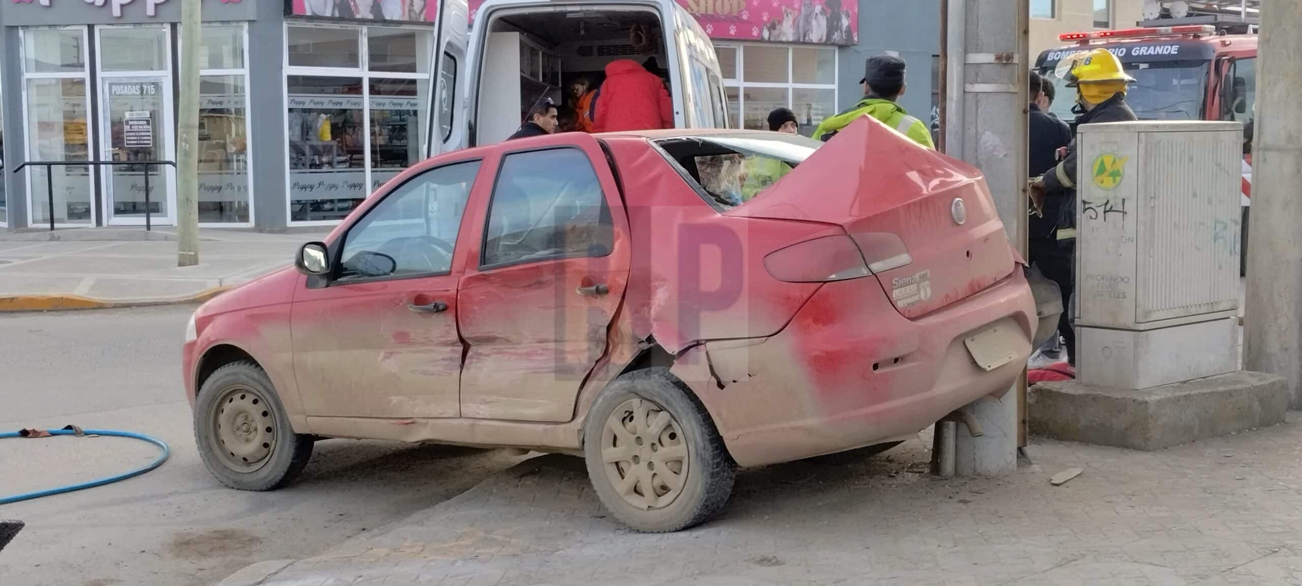 Nuevamente un violento choque en una esquina muy complicada