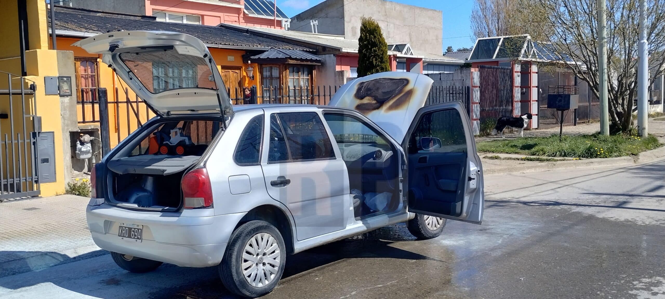 Incendio vehicular sin personas lesionadas