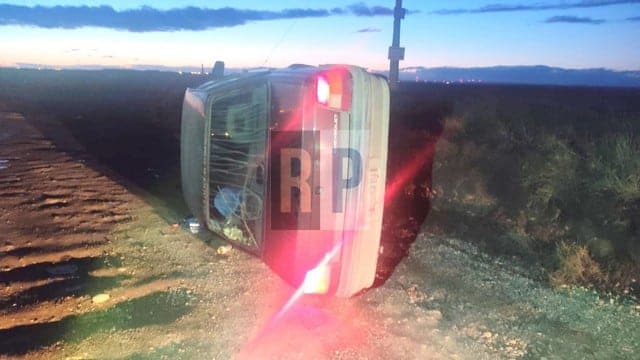 Un conductor en estado de ebriedad evadió un control policial en la ruta y terminó volcando en circunvalación