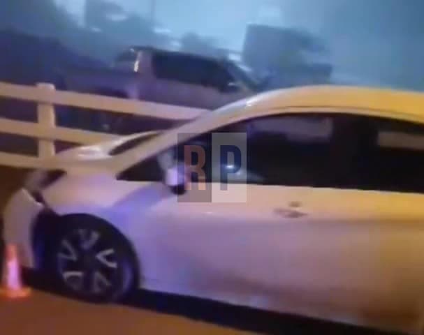 Un policía en estado de ebriedad protagonizó accidente de tránsito, sufriendo incluso una agresión