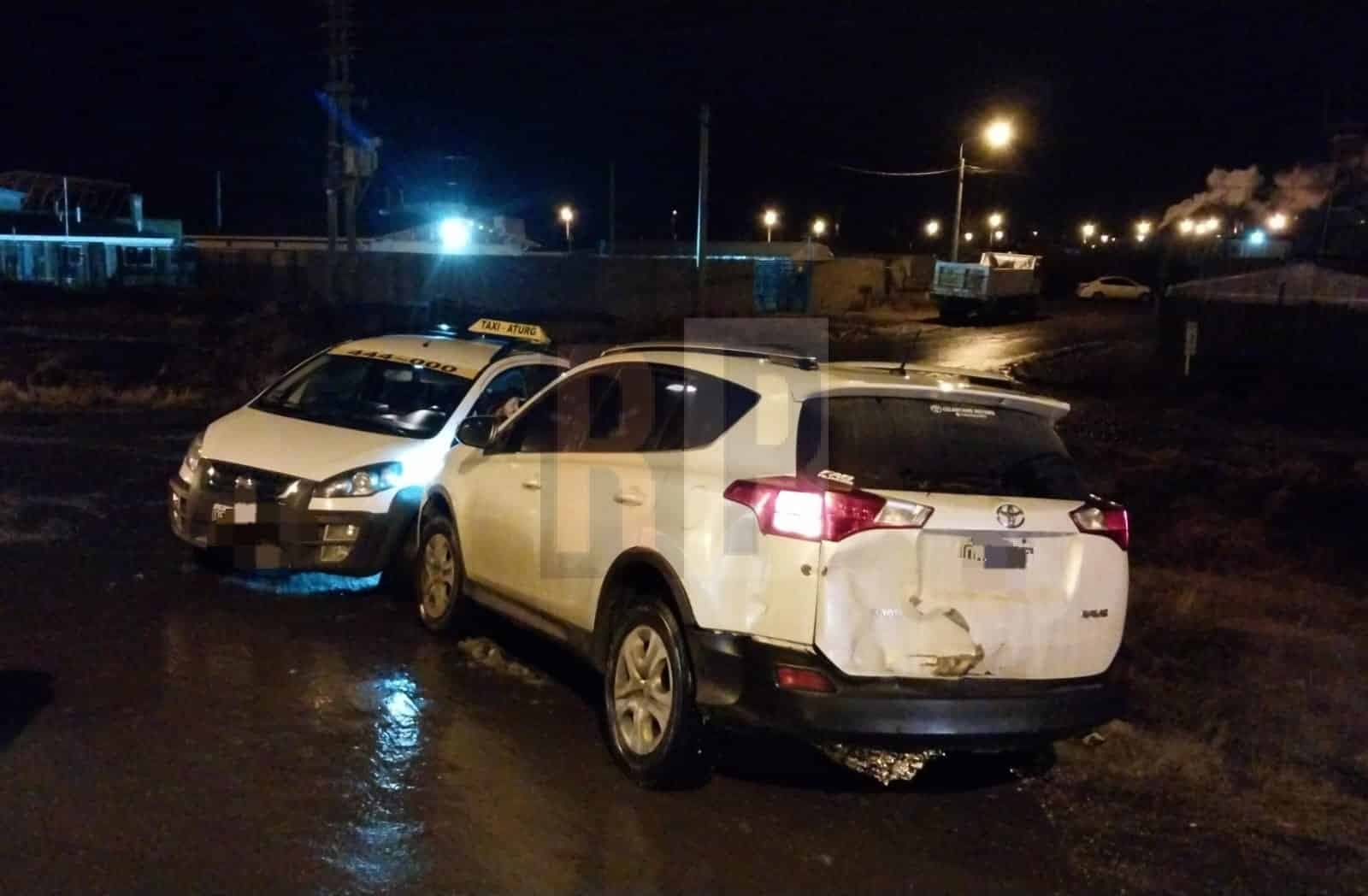 Accidente de tránsito por el estado resbaladizo de la calzada