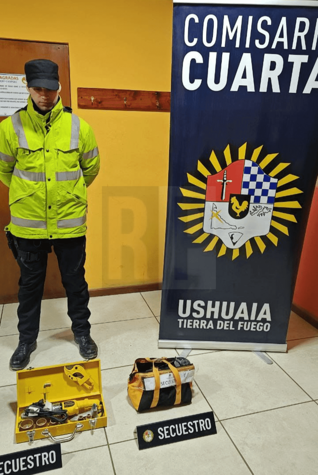 Allanamiento por el robo de herramientas en la ciudad de Ushuaia