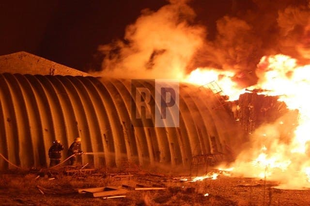 La misma recicladora del parque industrial tuvo un siniestro similar hace 15 años atrás