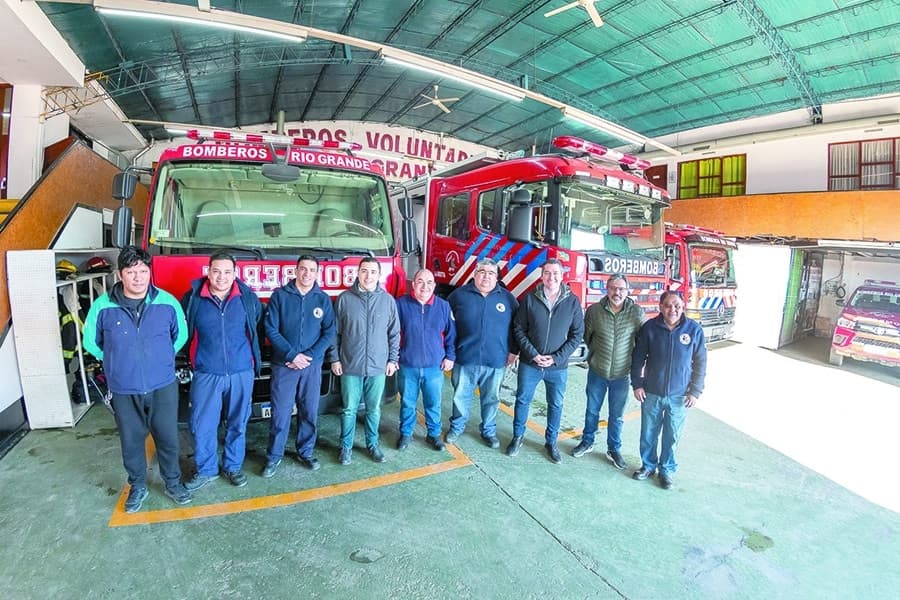 Martín Perez conoció las nuevas autobombas