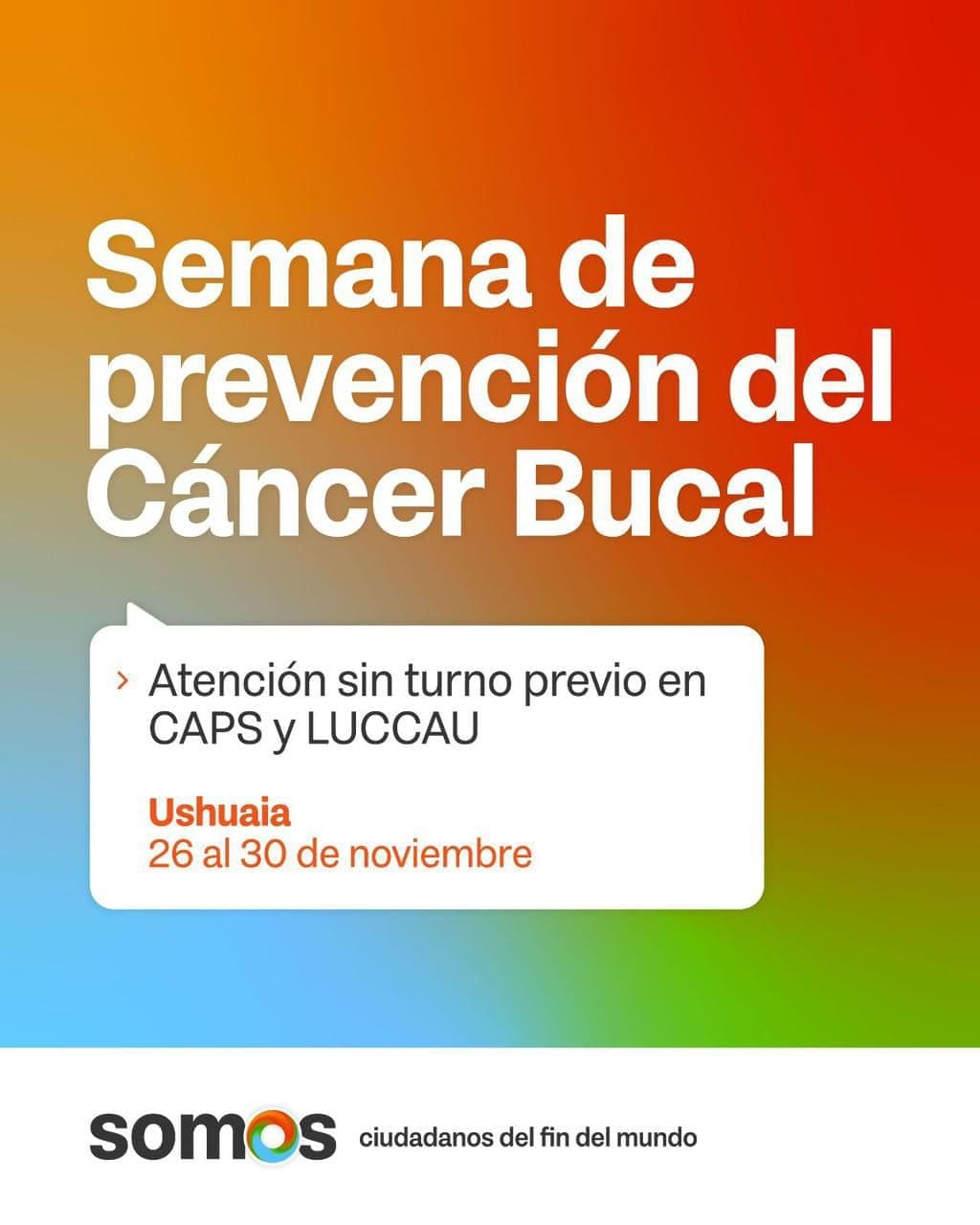 Campaña de lucha contra el cáncer bucal