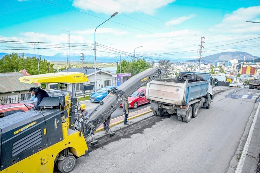 Se realizaron trabajos en calles Kuanip y Magallanes
