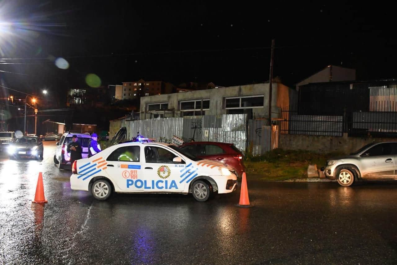 Conductor de un auto golpeó a policías y fue detenido