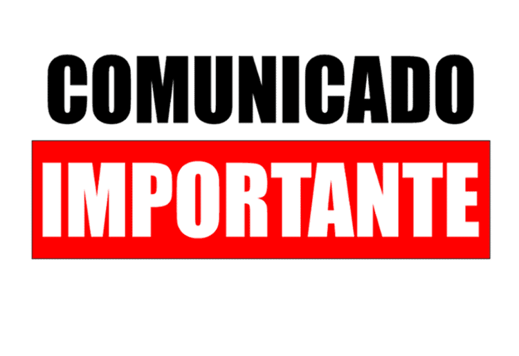 Comunicado a la población