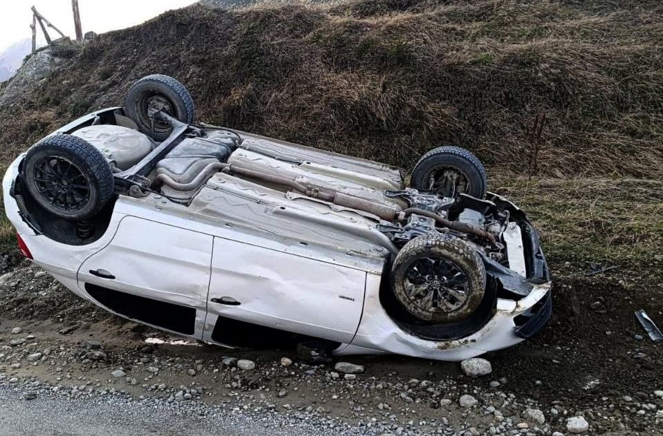 Ruta 3: volcó un vehículo y no hubo heridos