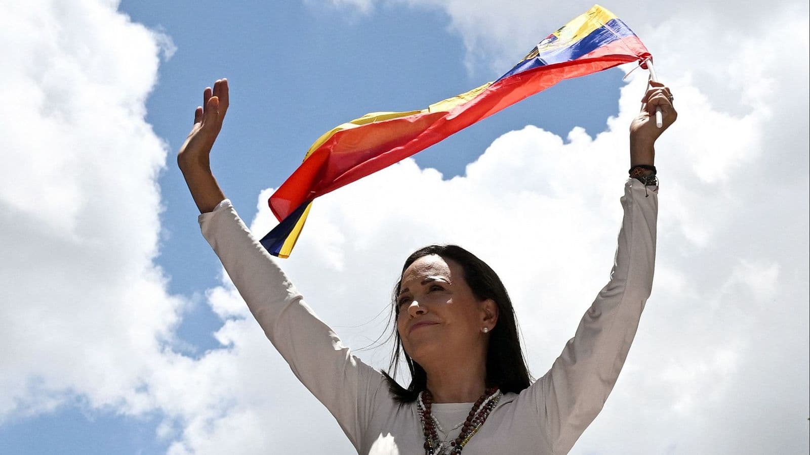 La ex candidata presidencial venezolana María Corina Machado obtuvo el Premio Nobel de la Paz