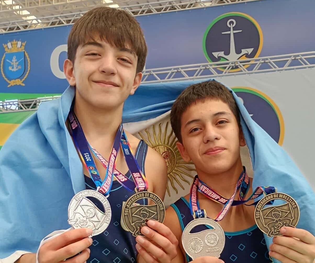 Podios sudamericanos para Criado y Miranda