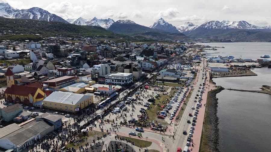 La comunidad de Ushuaia fue la principal protagonista de un nuevo aniversario
