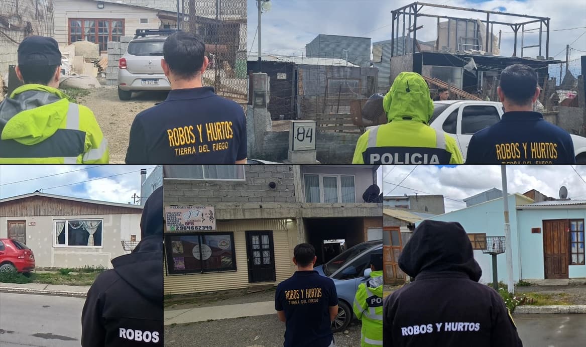 Allanaron seis viviendas por un robo y recuperaron electrodomésticos y celulares sustraídos