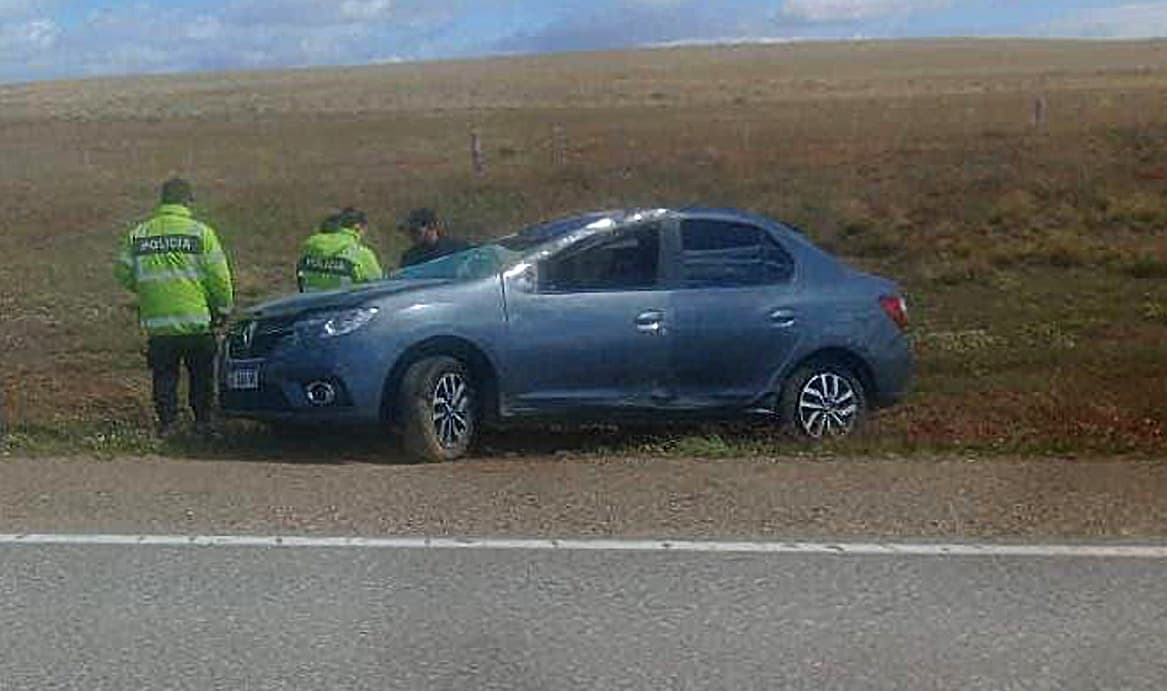 Vuelco en la Ruta 3: una mujer fue hospitalizada con lesiones leves