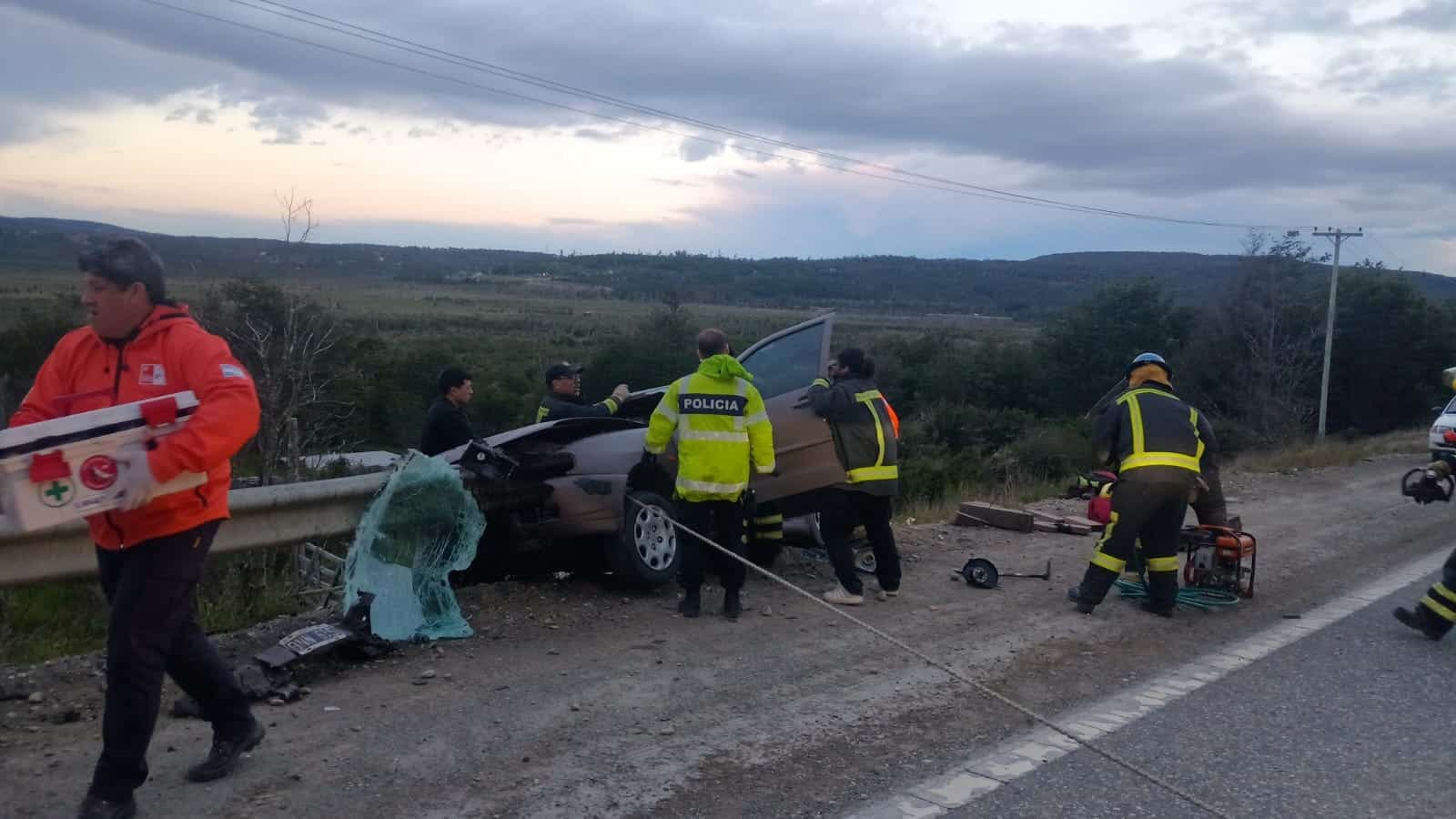 Será operado en el hospital el hombre herido en un choque en la Ruta 3 y solicitan ayuda solidaria