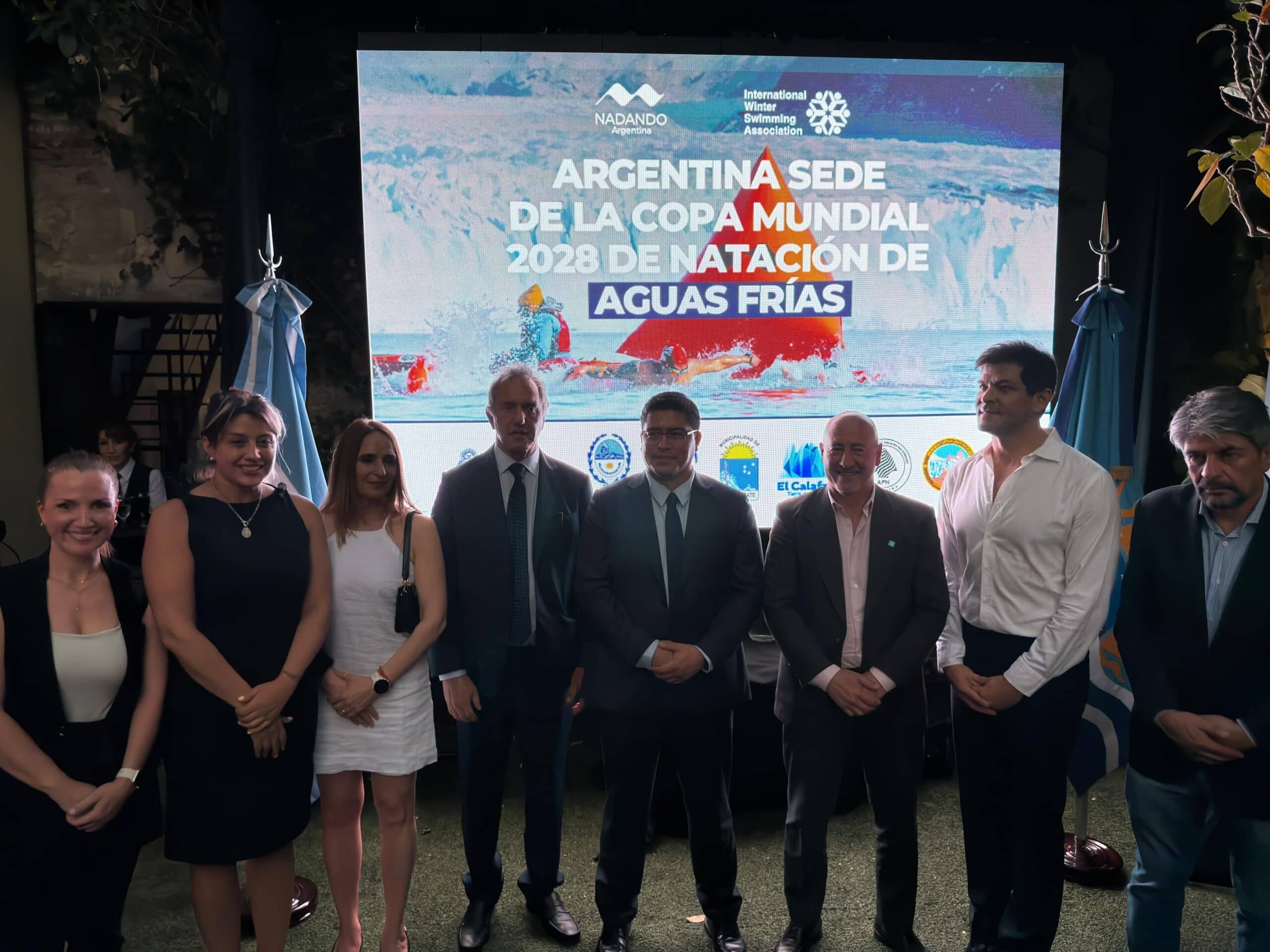 Scioli destacó el impacto turístico que tendrá en Argentina el mundial de natación de aguas frías en 2028