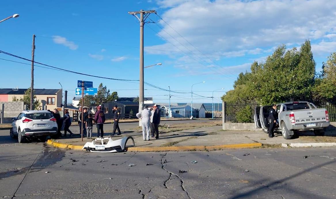 Chacra II: colisionaron dos vehículos