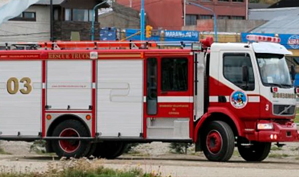 Incendio en un taller mecánico