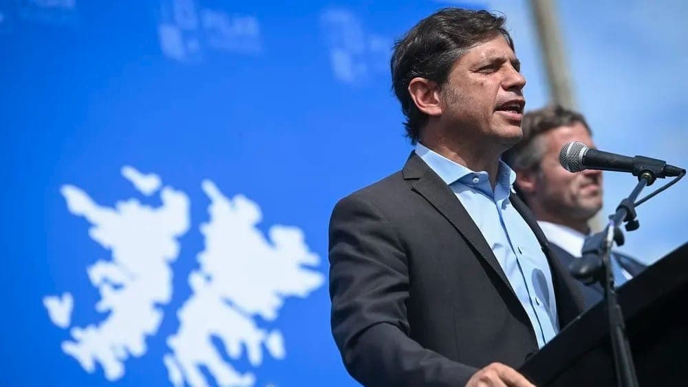 Axel Kicillof va a Ushuaia para la vigilia de Malvinas