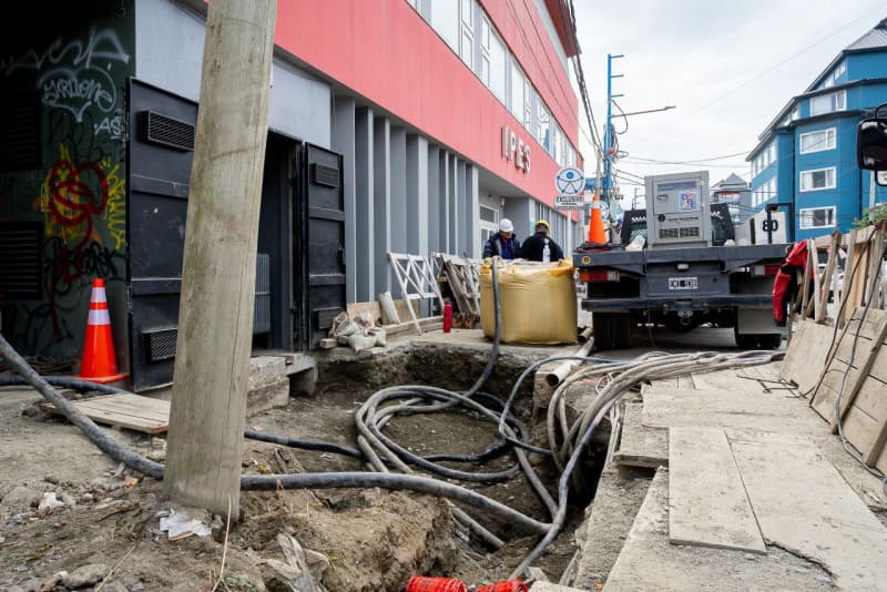Concluyó obra fundamental energética en Ushuaia
